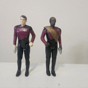 Galoob 1988 Star Trek: The Next Generation 3.75" Figures Set of 2